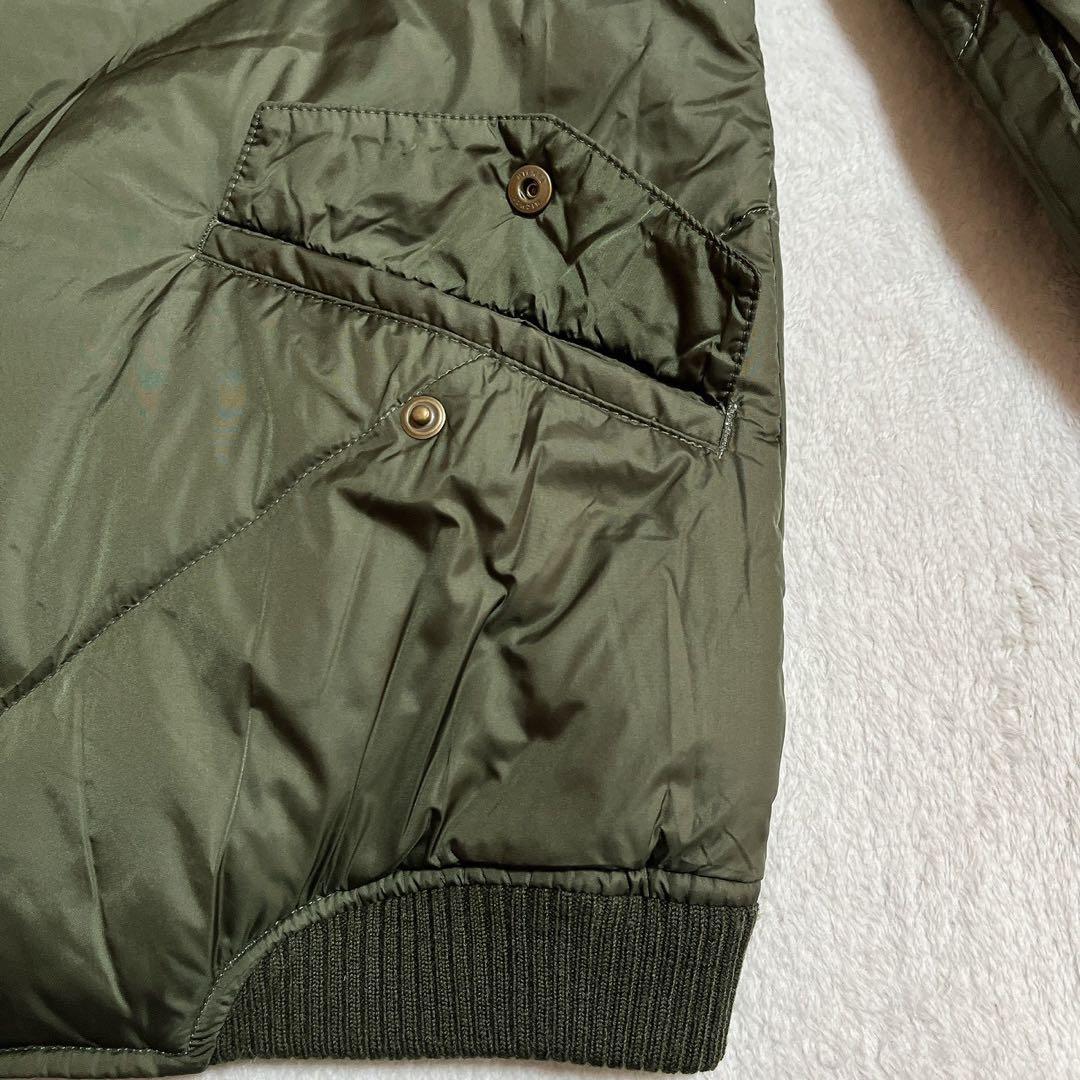 極美　パーリーゲイツ　リバーシブル　ダウン　ジャケット　ベスト　水玉　ドット　L