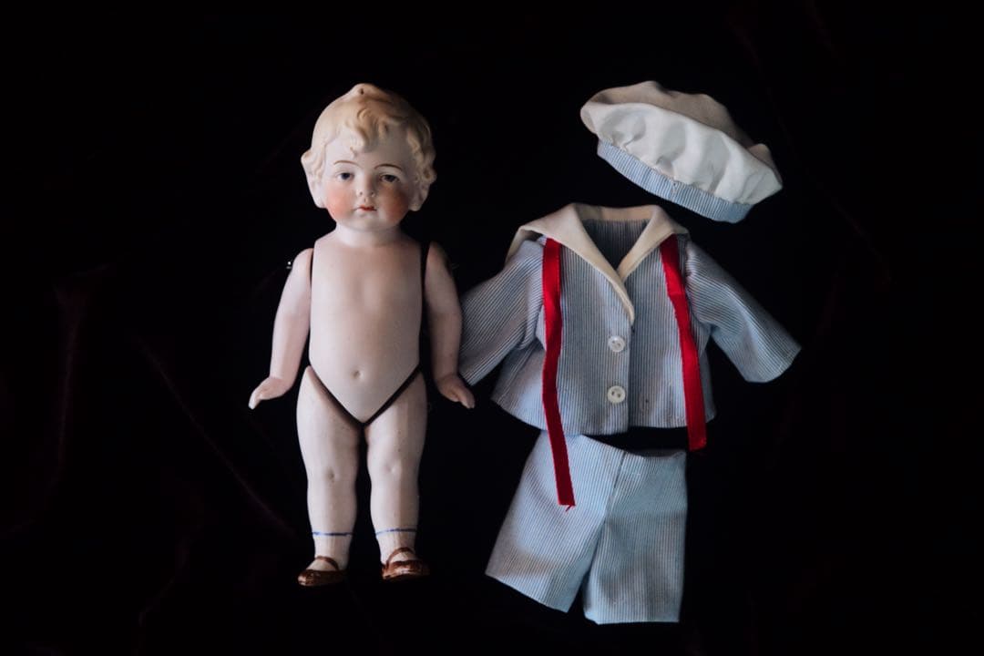 オールビスク ビスクドール ミニョネット アンティーク hertwig