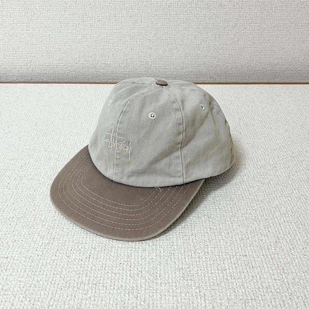 90s stussy 6パネル キャップ USA製