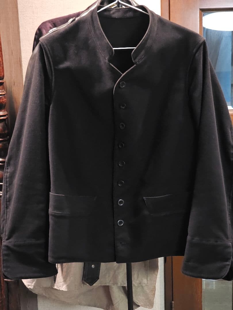 アナトミカ　ドルマンジャケット　1 S ブラックモールスキン　OUTIL