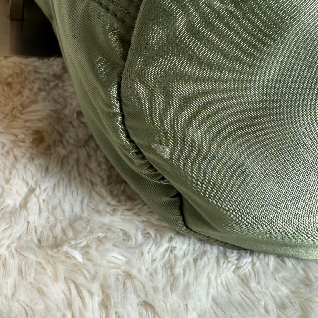 美品　PORTER　ポーター　タンカー　ダッフル　ドラムバッグ　セージグリーン