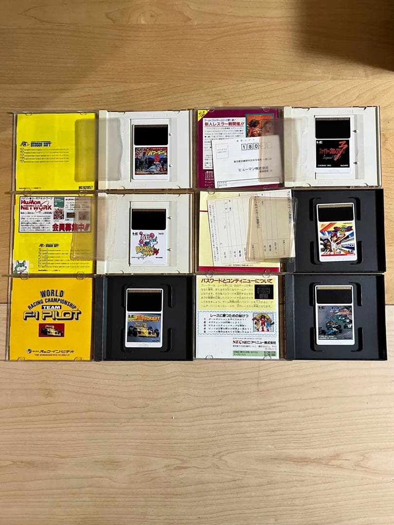 PCエンジン　ソフト　hu card CD-ROM