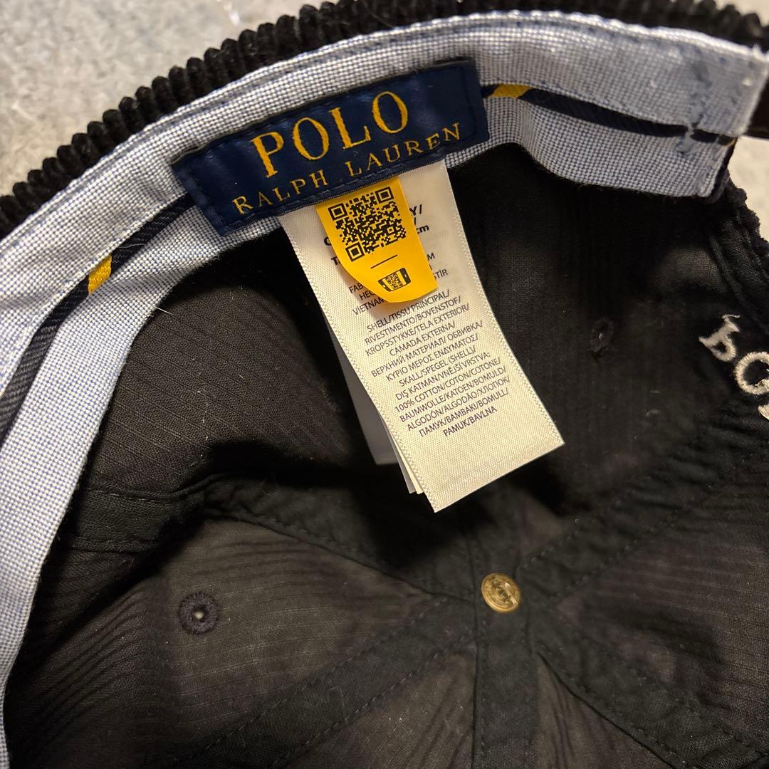 POLO RALPH LAUREN コーデュロイキャップ　帽子