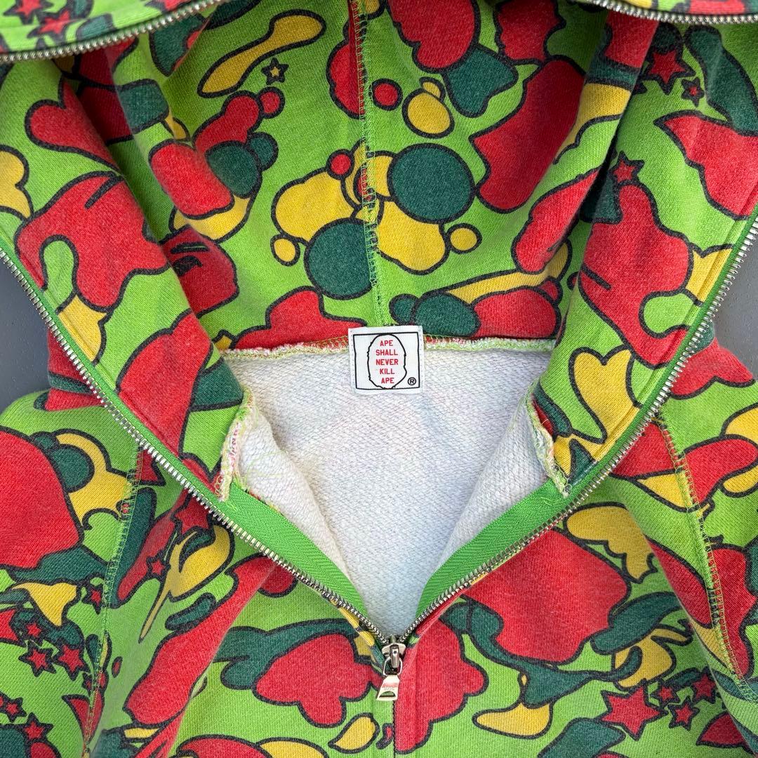 限定カラーBATHING APE PSYCHE CAMO シャーク フーディー