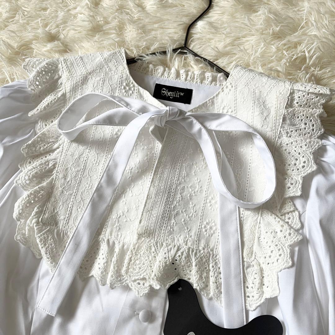 Sheglit シェグリットAlicia レースブラウス 長袖 ロリータ　長袖
