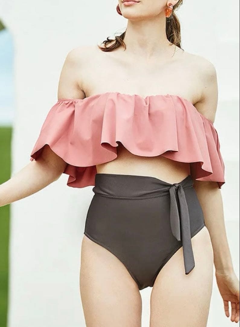 San-aiリゾート【未使用タグ付】ワコール水着　ビキニ　グラマラスフィット