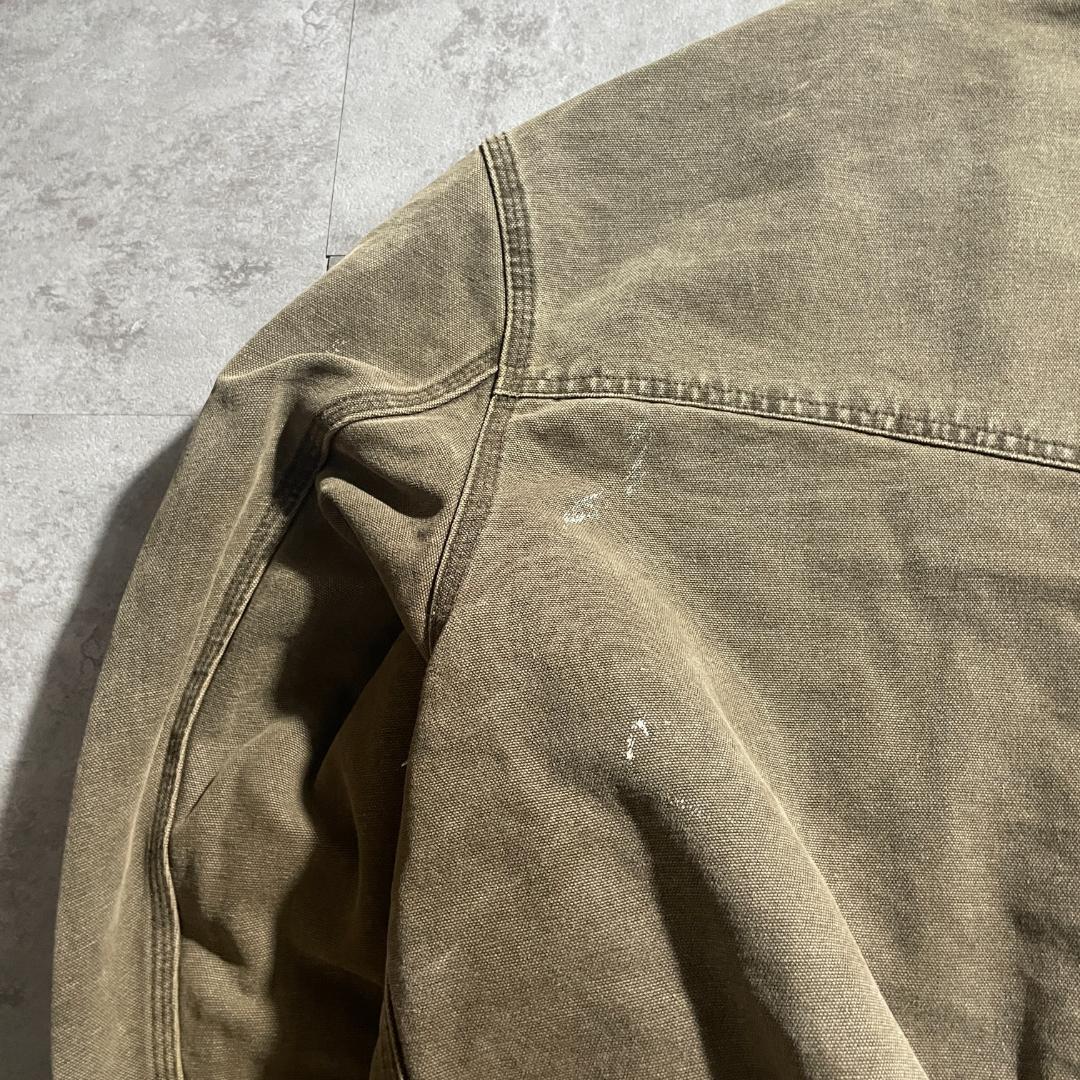 00s USA生地ブラウン カーハート サンタフェジャケット ダックXXL