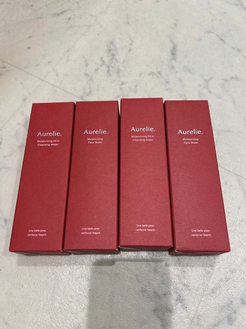 Aurelie クレンジングオイル 2本、ウォッシュ2本セット
