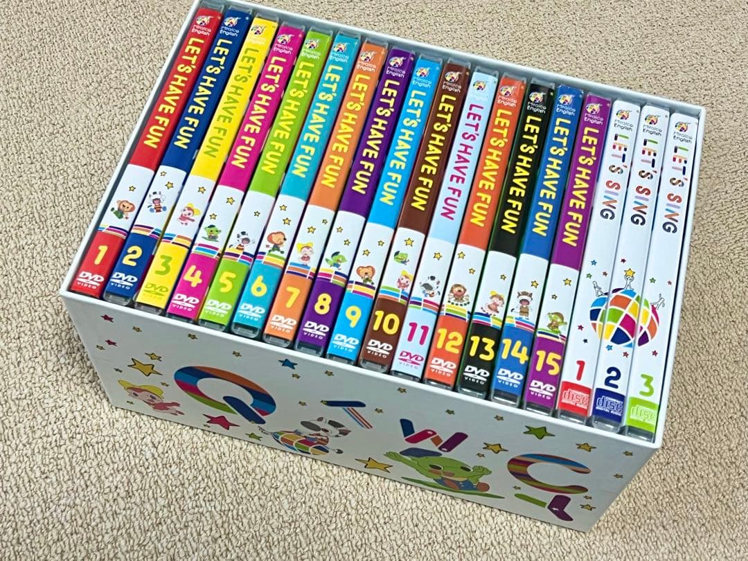 ミライコ イングリッシュDVD 15枚・CD3枚セット