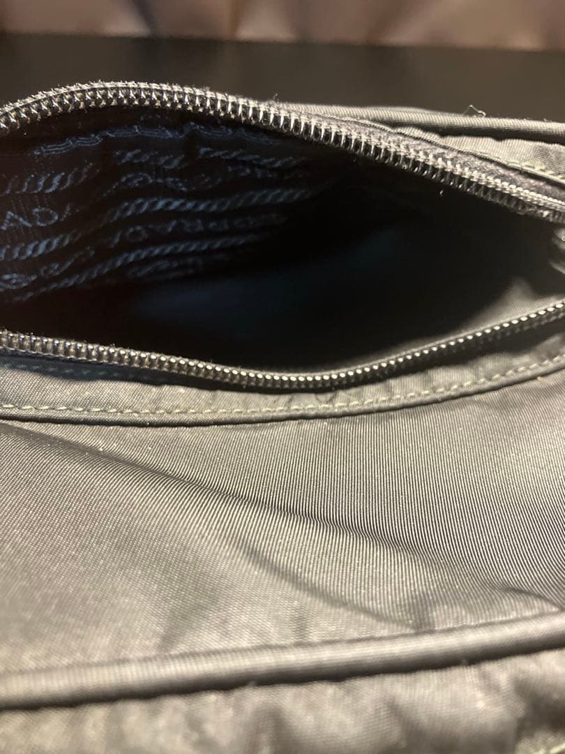 【極美品】PRADA プラダ アマゾン型 ショルダーバッグ ナイロン×レザー