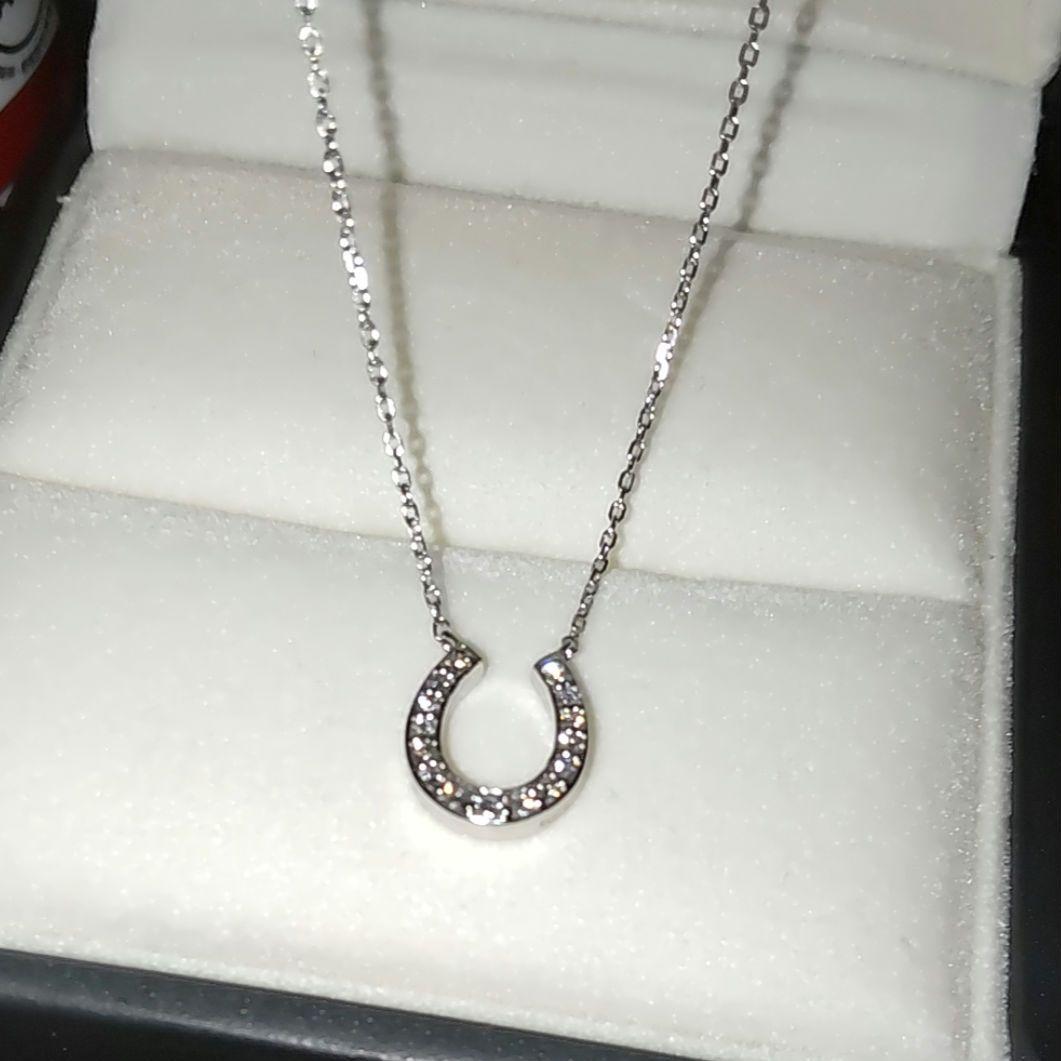 Vendome Aoyama　pt950　ホースシューネックレス 定価12万
