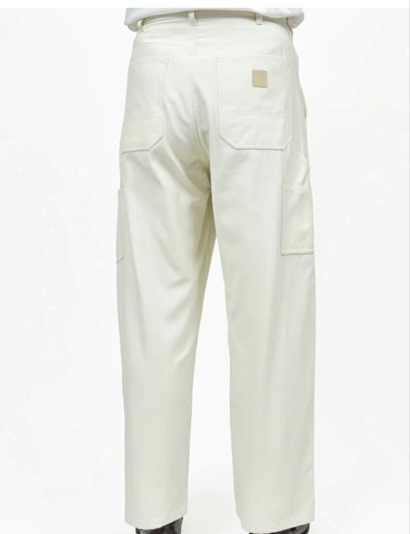 YLEVE ホワイト ペインターパンツ