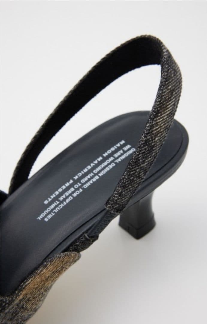 MAISON MAVERICK PRESENTS デニムミュールスニーカー