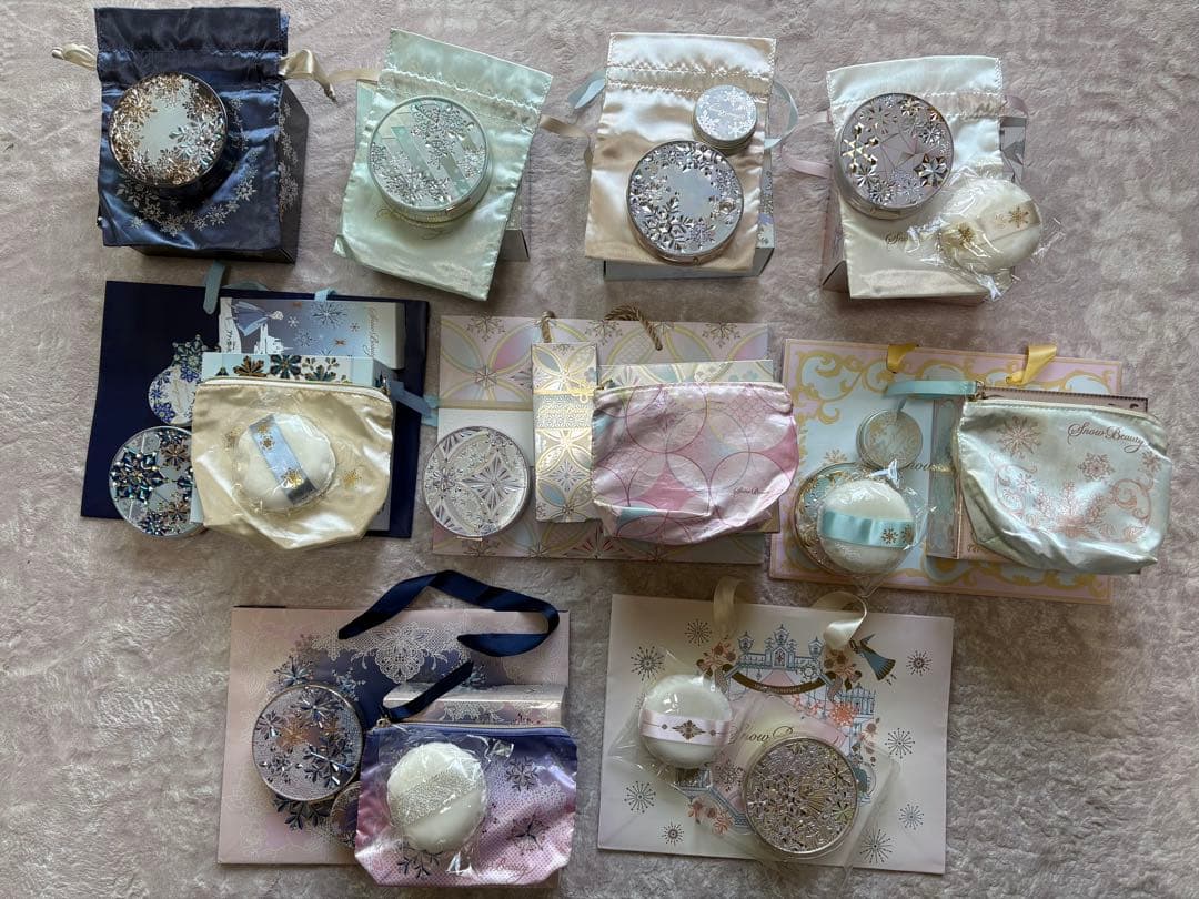 【空箱のみ】スノービューティー 2015〜2023 歴代デザイン ケース ポーチ