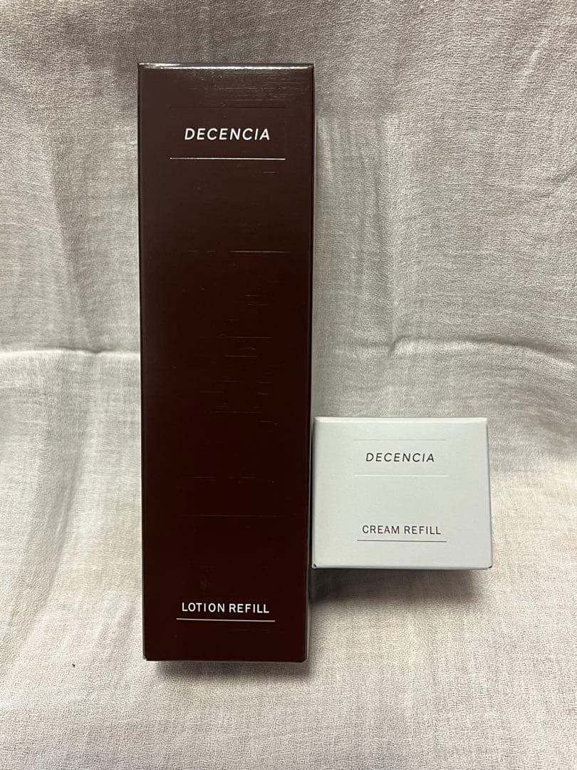 DECENCIA ローションリフィル125mLとクリームリフィル30g