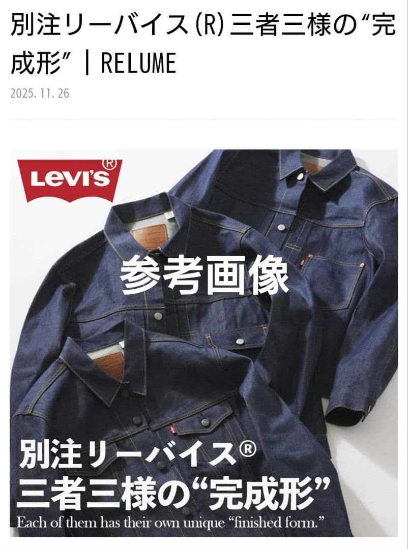 JOURNAL STANDARD Levi's TYPE1 XXL Tバック