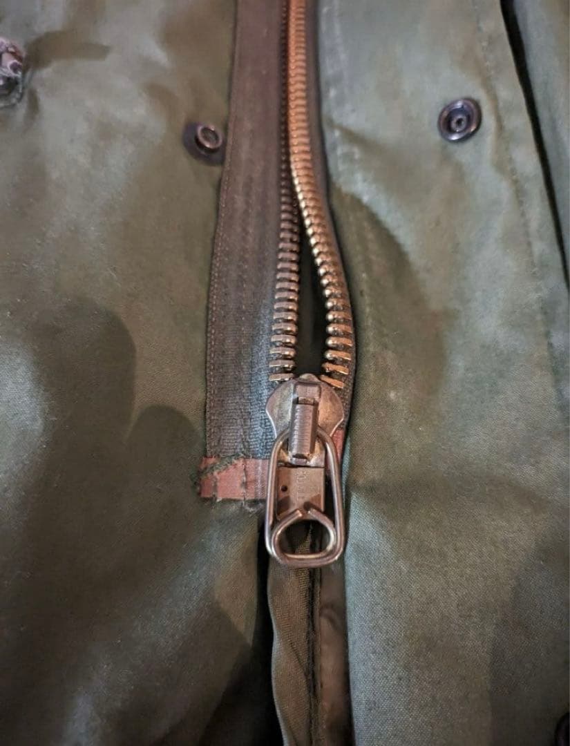 M-65 フィッシュテールパーカー アルミジップ XSサイズ フルセット