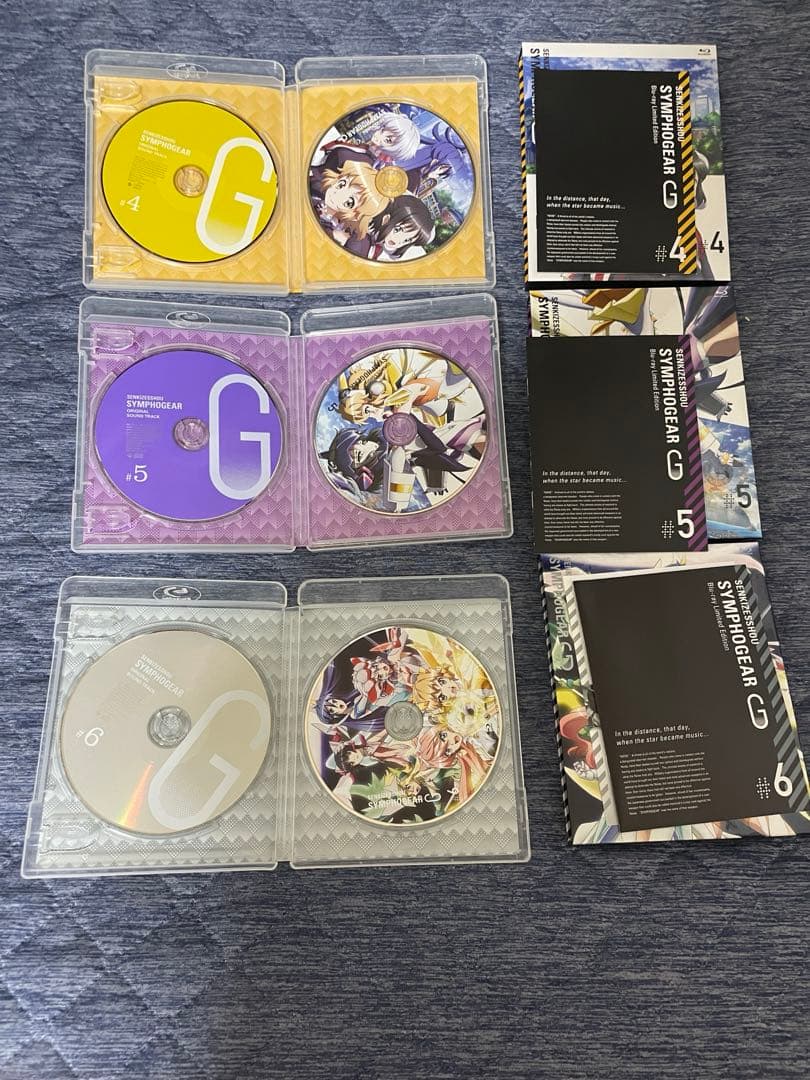 戦姫絶唱シンフォギアG 全6巻 BD〈期間限定版〉