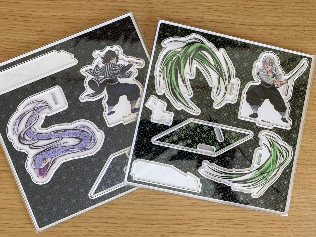 鬼滅の刃　ポップアップアクリルマスコット　不死川実弥　時透無一郎　伊黒小芭内