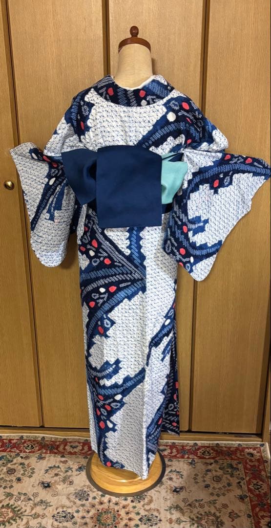 有松鳴海絞り　手蜘蛛絞り浴衣 3点セット　シーズンオフ価格