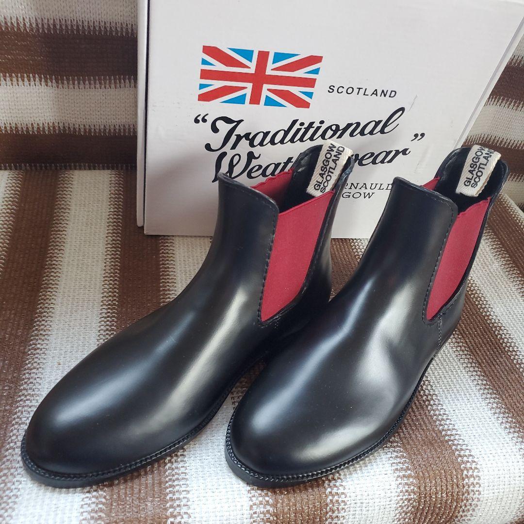 ☆未使用☆23.5センチ。トラディショナル☆サイドゴア☆レインブーツ☆ブーティー
