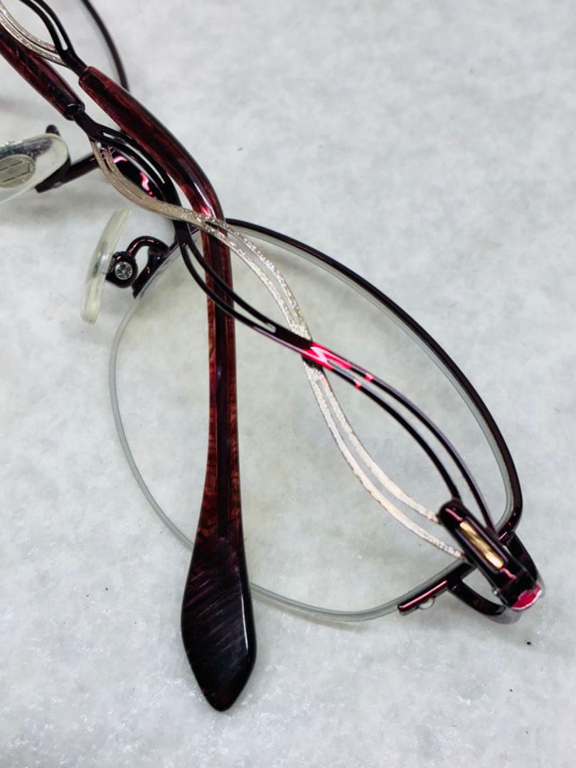 M4）美品 K18PG 18金 ピンクゴールド Dec メガネ 老眼鏡 フレーム