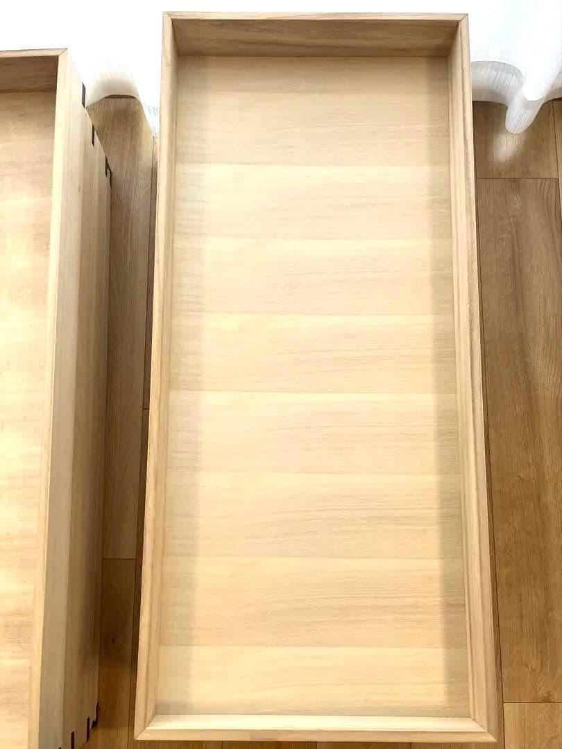 桐の衣装・着物収納用箱　5段＋蓋　キャスター付き　即購入OK