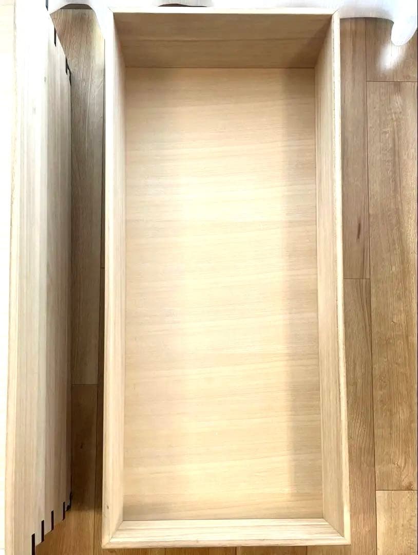 桐の衣装・着物収納用箱　5段＋蓋　キャスター付き　即購入OK