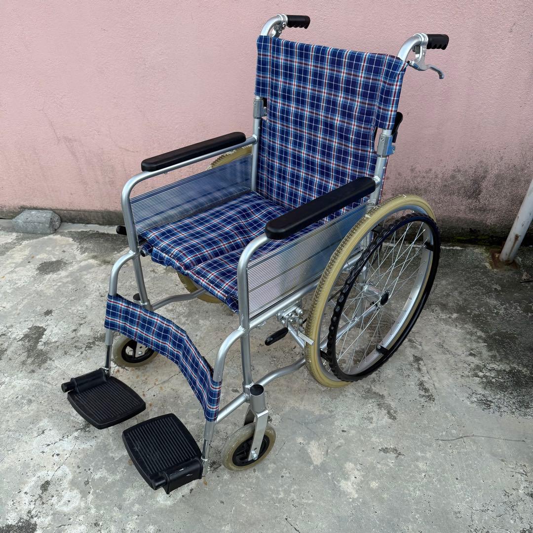 【札幌限定】自走用車椅子 アルミ製 メーカー不明