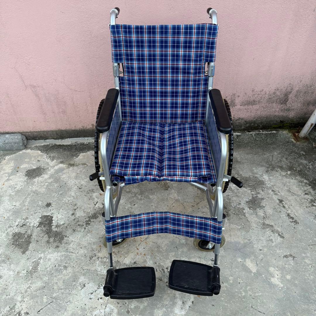 【札幌限定】自走用車椅子 アルミ製 メーカー不明