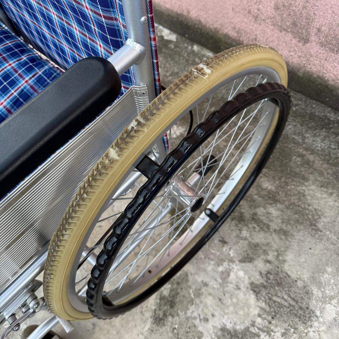 【札幌限定】自走用車椅子 アルミ製 メーカー不明
