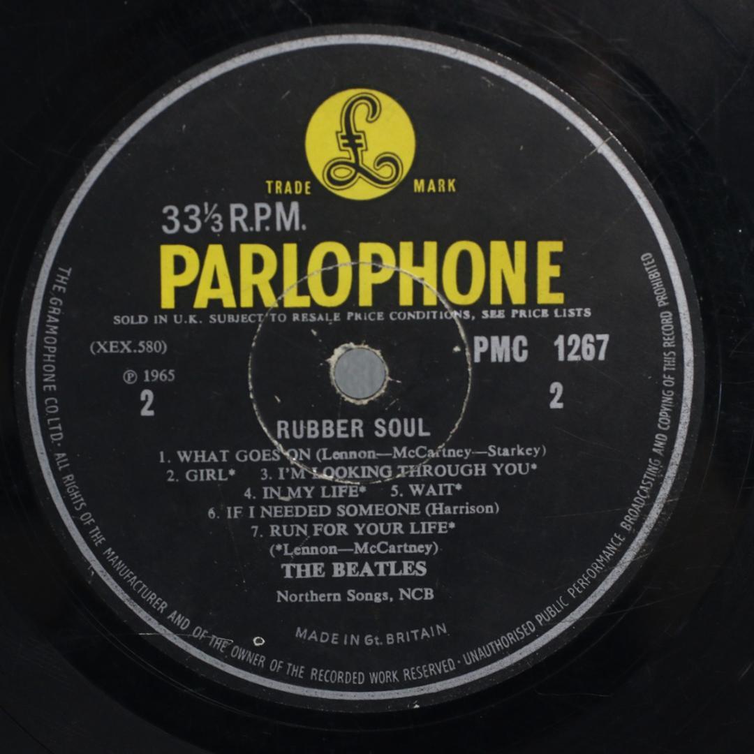 英LP The Beatles Rubber Soul UK盤 Mono MT