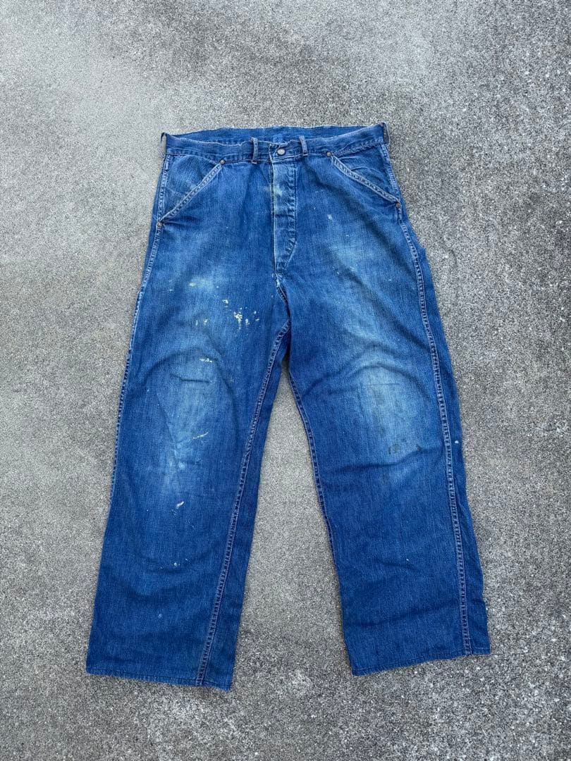 え*す様 40s 大戦 denim painter 月桂樹ボタン
