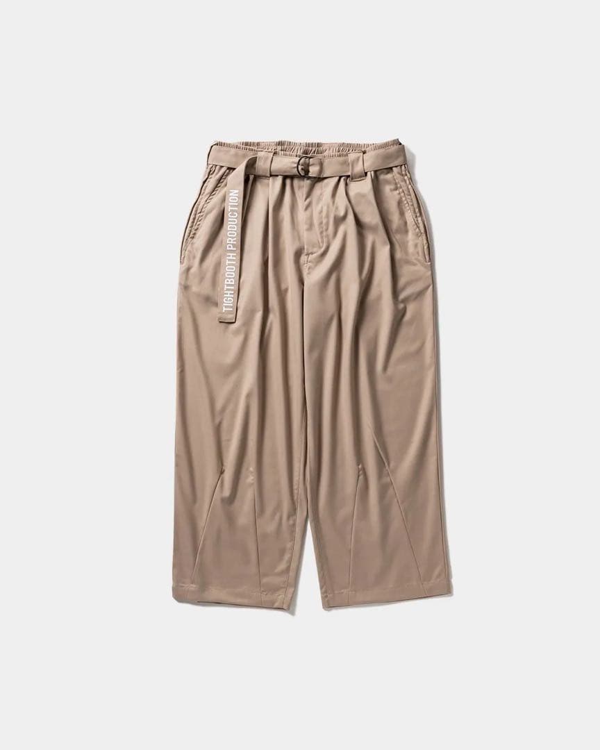 パンツ TIGHTBOOTH BAGGY SLACKS BLACK BEIGE