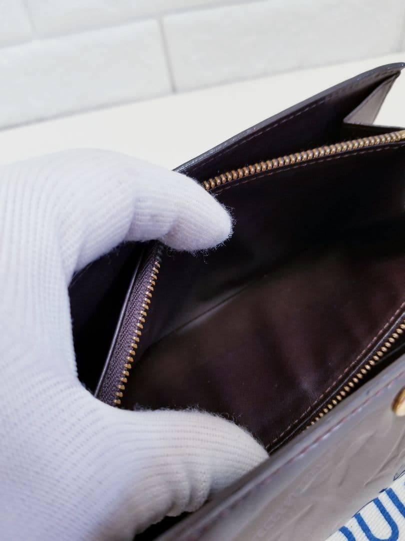 【美品】ルイヴィトン ヴェルニ ポルトフォイユ サラ 二つ折り 長財布