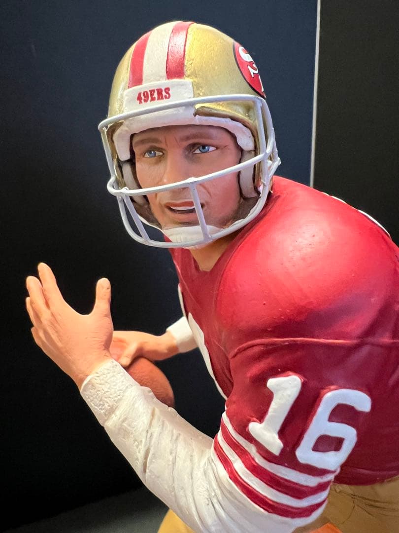 【超希少】ジョー・モンタナ NFL 49ers ※ダン バリーミント社フィギュア
