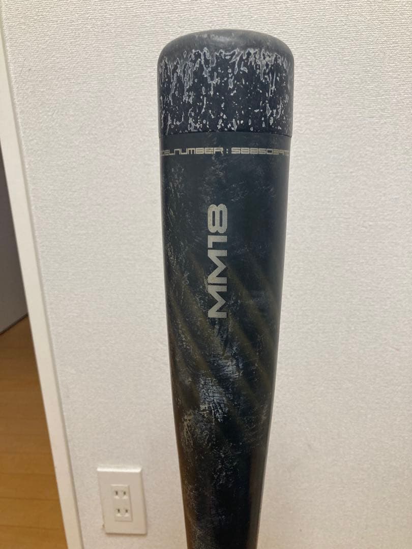 MM18 少年軟式バット 黒 使用感あり　78cm