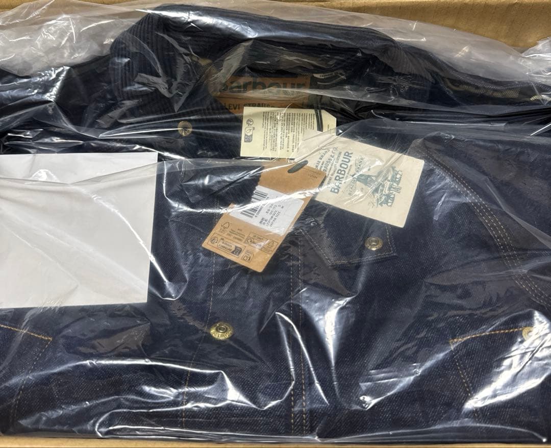 ジャケット・アウター LEVI'S BARBOUR OVERSIZED DENIM JACKET