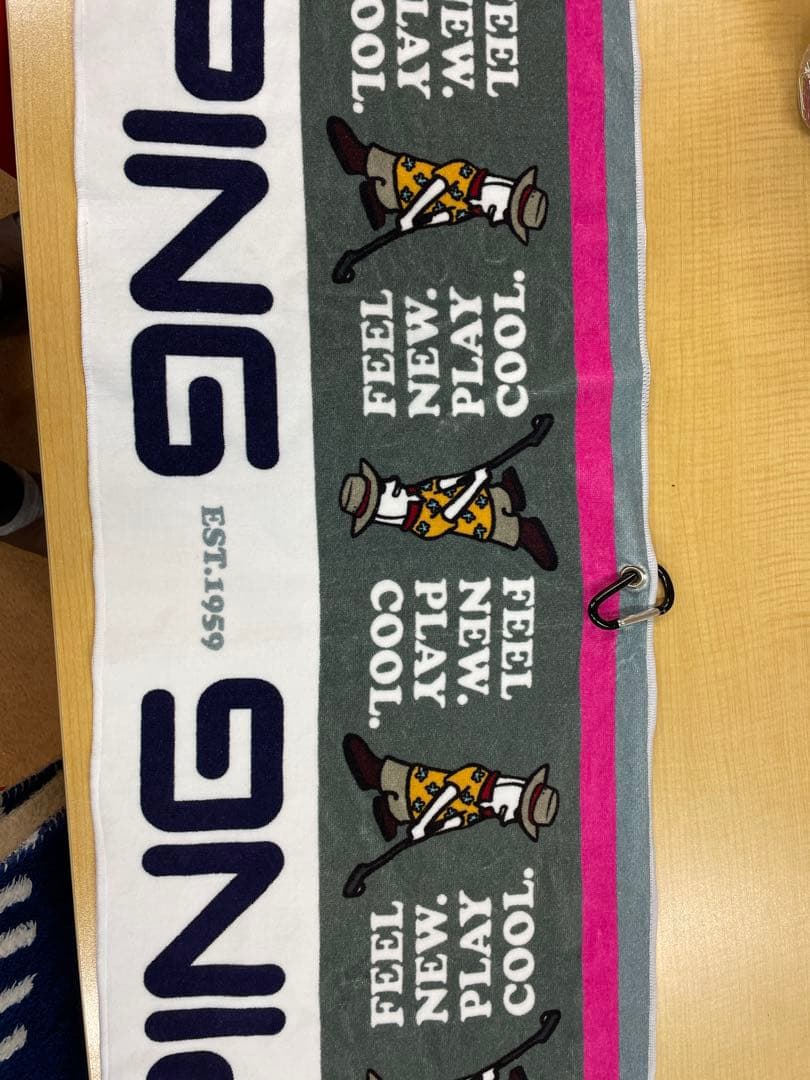 PING 迷彩キャディバッグ スタンド付き