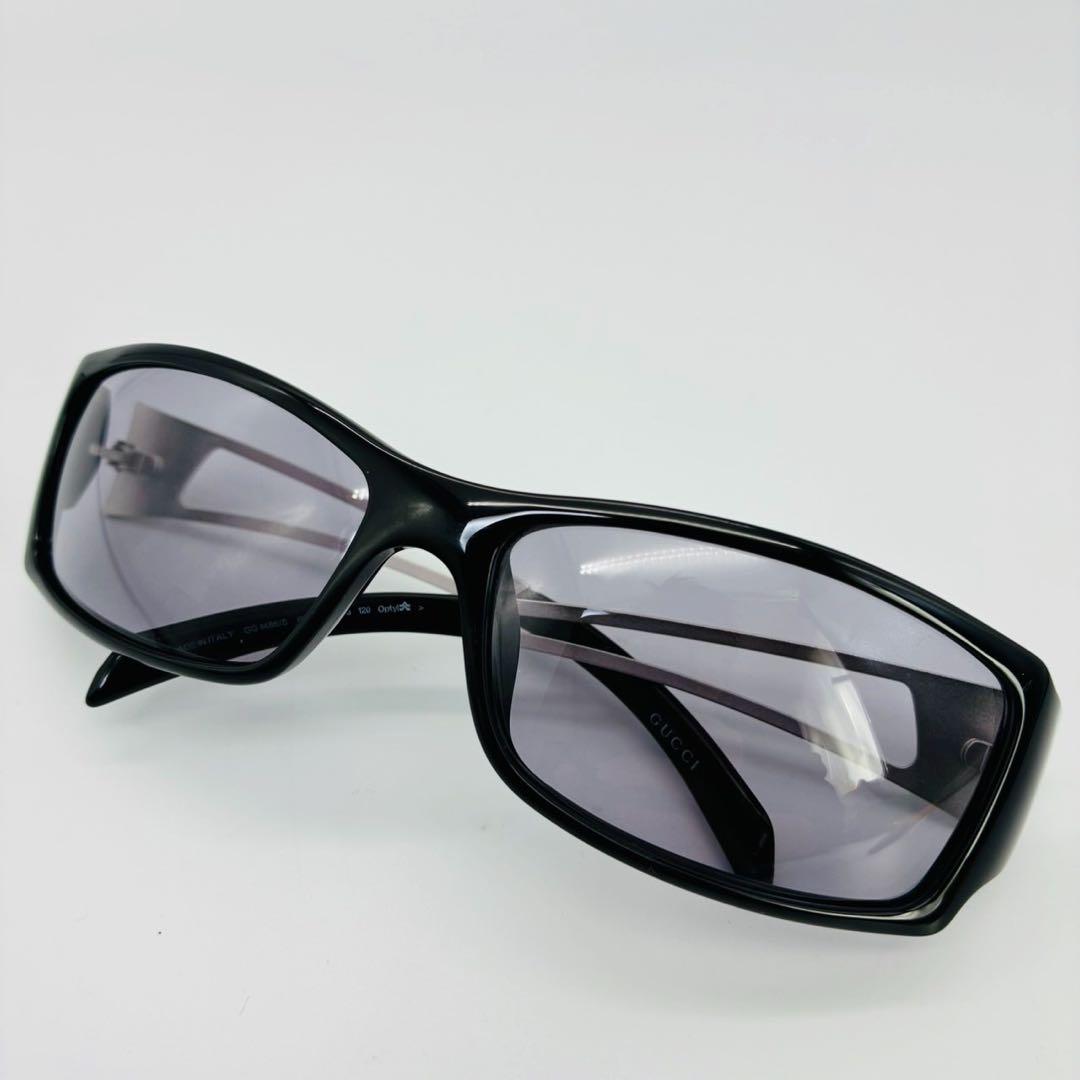 GUCCI グッチ インターロッキング サングラス ブラック シルバー GG