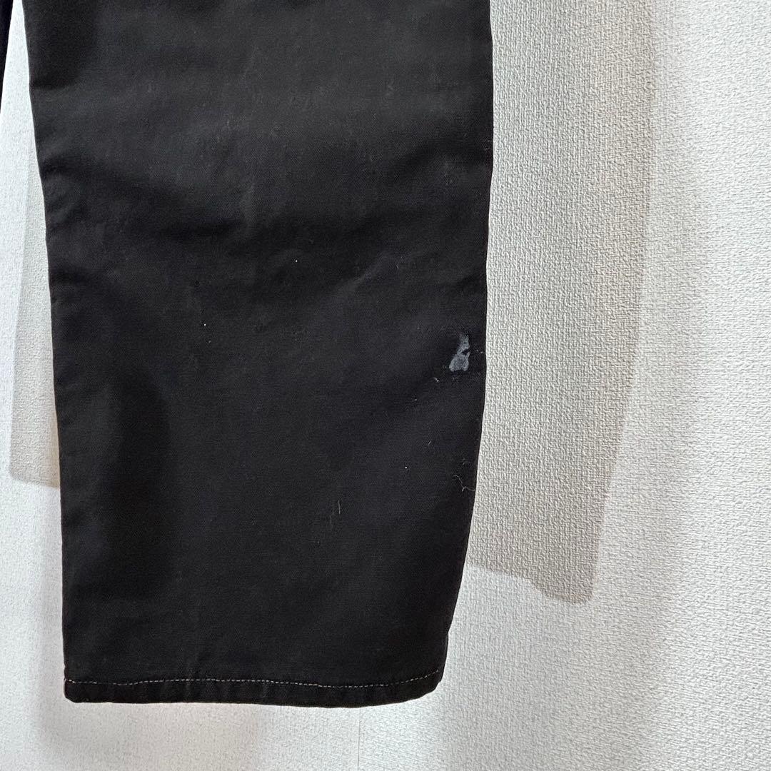 カーハートダブルニーブラックペインターパンツ後染リメイクダックw44アメリカ古着