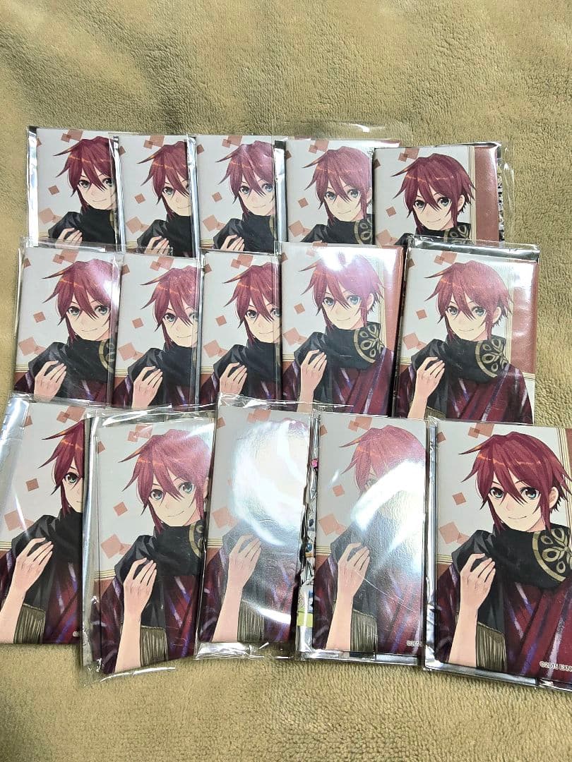 刀剣乱舞 信濃藤四郎 スクエア缶バッジ 軽装 16点