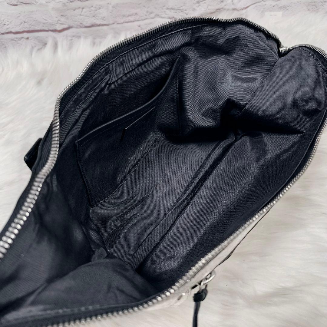 希少☆rag & bone シルバー　エリオットファニーパック　ウエストバッグ