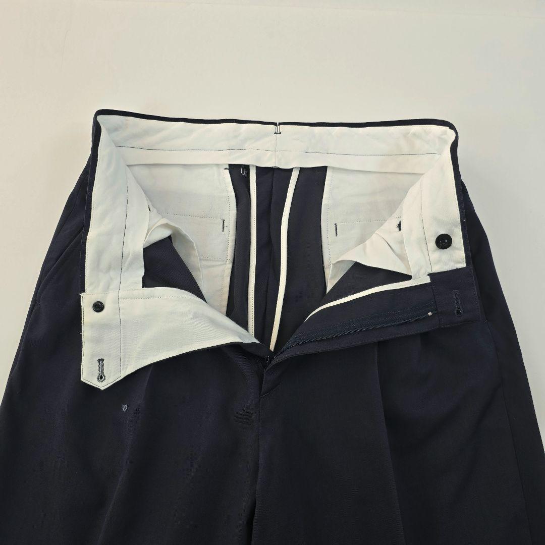 極美品★スティーブンアラン　2プリーツ テーパード パンツ　1.9万　ウール　S