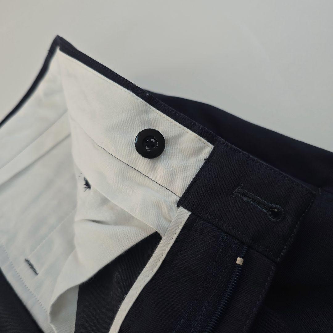 極美品★スティーブンアラン　2プリーツ テーパード パンツ　1.9万　ウール　S