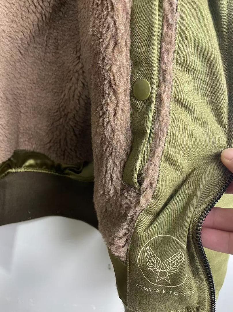 TOYSMcCOY1945終戦期モデルB15A純羊毛カラー加厚フライトジャケット