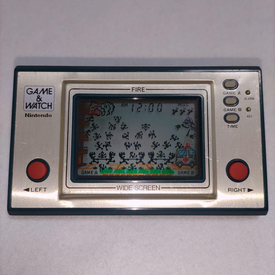 【最終値下げ】ゲーム＆ウォッチ ワイドスクリーン　ファイア