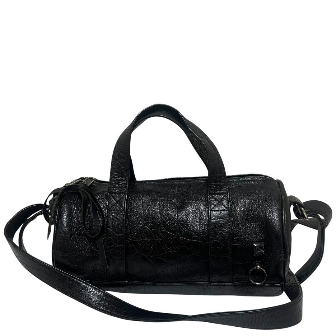 JAM  MADE ドラムバッグ 2WAY レザー ブラック