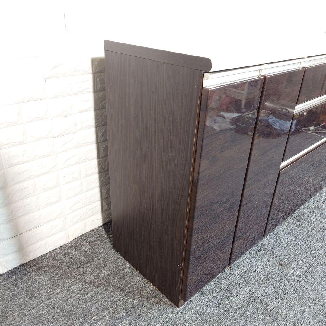 ニトリ キッチンカウンター アルミナ2 幅140cm キッチン収納 J085