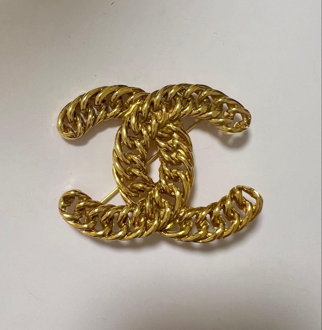 CHANEL ブローチ ココマーク　チェーン